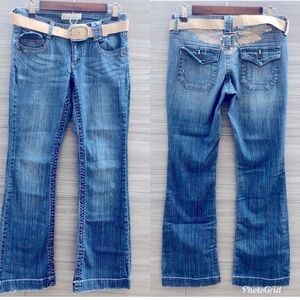 Bootcut Jeans With Belt Size 5